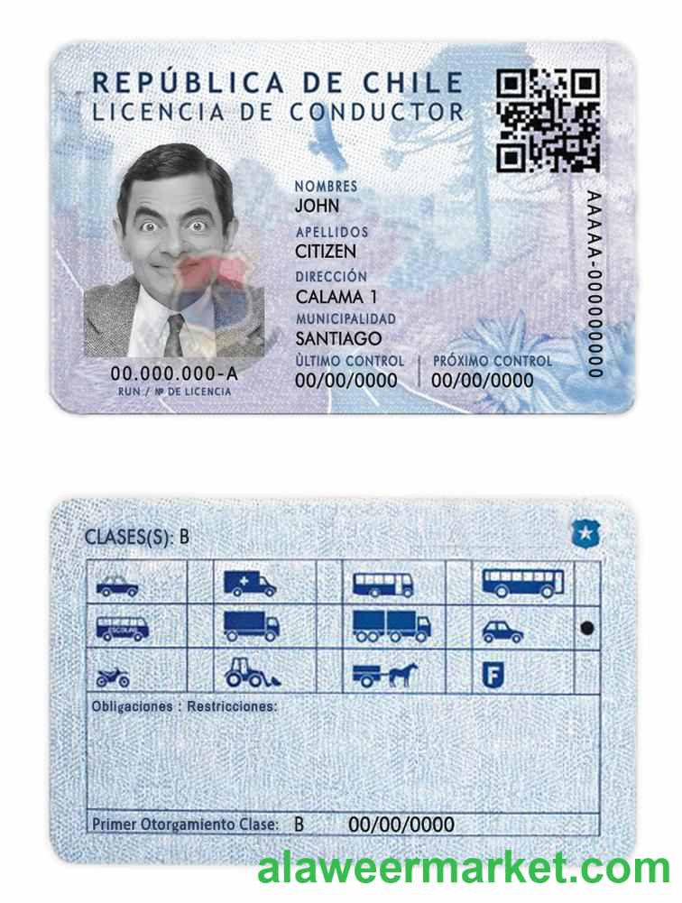 Chile driving license